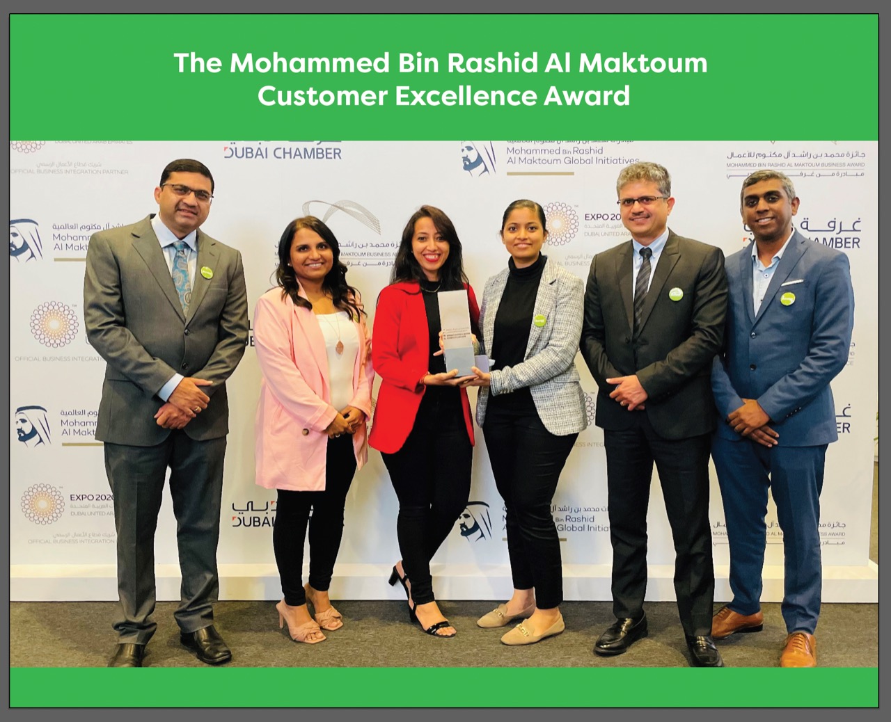 Customer excellence award